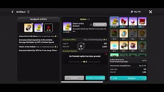 Opening a RANDOM LEGENDARY ARTIFACT! BERA 40 Maplestory Idle RPG Progression Episode 34