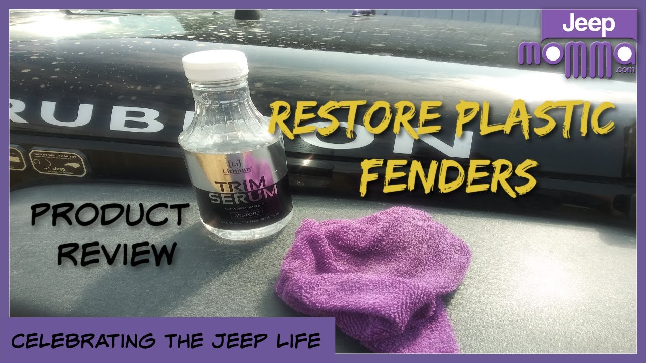 Lithium Product Review Jeep Wrangler Plastic Fender [How To] YouTube