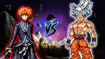 Ichigo V6 OP (all form) (New) VS Son Goku US V3.5 OP (all form) in Jump Force Mugen