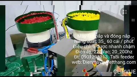 máy rung cấp nắp tự động tabi feeder. (for cap)