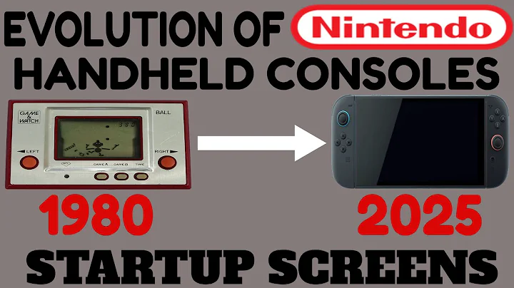 Evolution of Nintendo Handheld Consoles (1980–2025) | All Startup Screens
