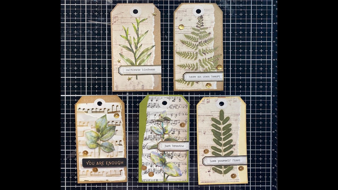 Craft with Me I DIY Tags - YouTube