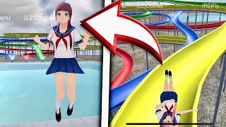 SLIDER POOL at the Water Park! 💦🛝- Womens School Simulator 2020 by @MobaroidGames