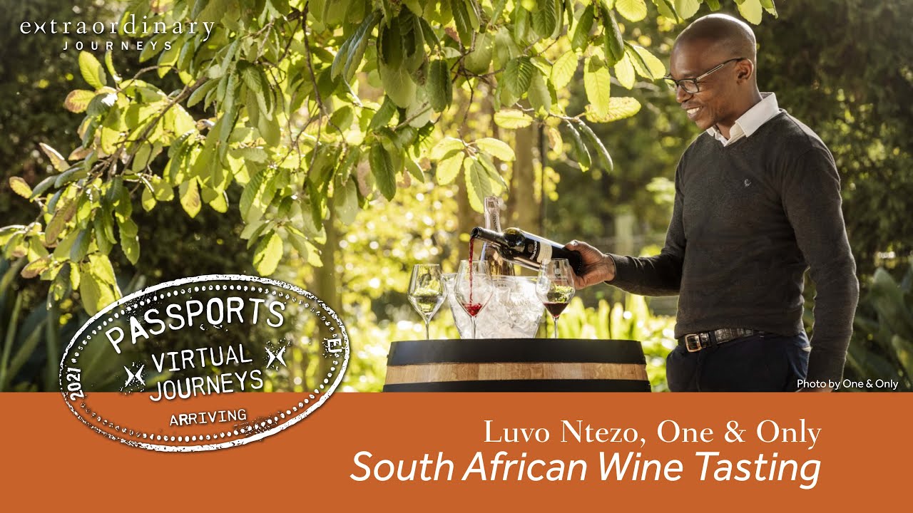 Virtual South African Wine Tasting with Luvo Ntezo awardwinning