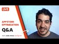 🔴 LIVE - Your App Store Optimization #ASO Questions Answered