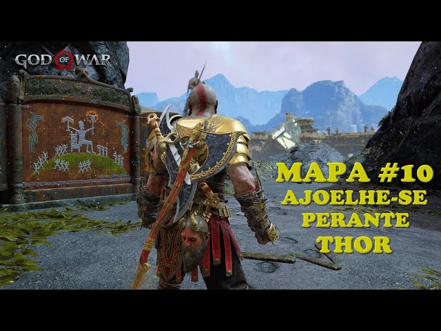 God of War - MORTO E INCHADO  Localizaçao - Todos os Mapas do Tesouro 