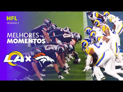 LOS ANGELES RAMS X DENVER BRONCOS | MELHORES MOMENTOS | SEMANA 3 | NFL 2026/27 | sportv