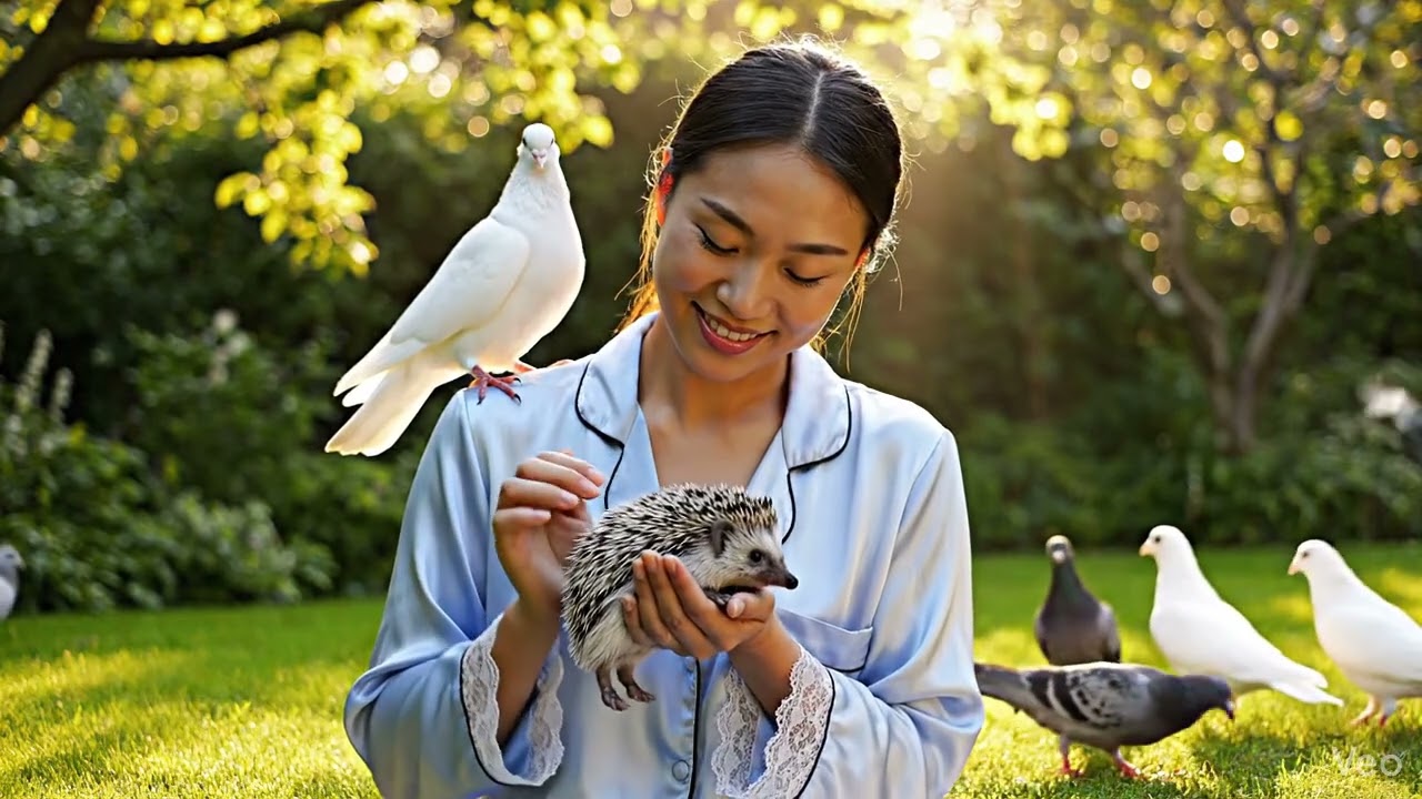 A beautiful hedgehog, I will serve it for dinner 