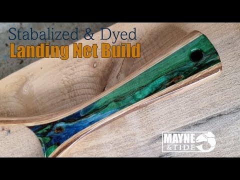 Sealing a Brook Trout in Epoxy - Fly Fishing Net Build 