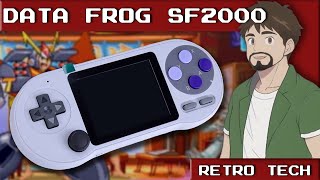 SF2000 Handheld Emulation Console (For SNES, Genesis, NES and more) By Data Frog - Retro Game Tech