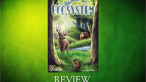 Ecosystem Card Game Review (Genius Games 2020) + How To Play