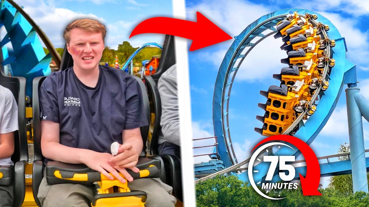 I rode a rollercoaster for 75 minutes WITHOUT getting off...