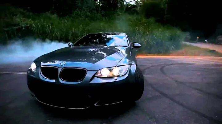 BMW M3 E92 w  Armytrix Exhaust   Massive Burnout, Drift and Insane Noise!