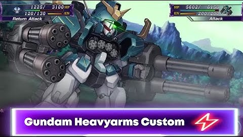 Gundam Heavyarms Custom - All Attack [Super robot Wars -X-]