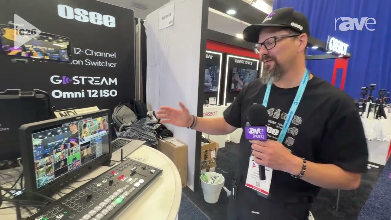 InfoComm 2026: Osee Introduces GoStream Omni 12 ISO Production Switcher