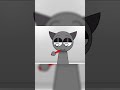 When Gray is Bored 💀 #sprunki #parody #animation #incredibox