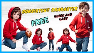 Consistent Characters - FREE - NO Midjourney AI - NO Dalle-3 - NO Leonardo AI