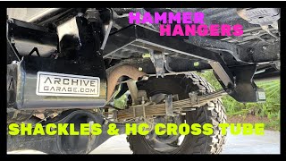 Toyota Tacoma | Archive Garage Hammer Hangers Install plus Shackles &amp; HC Cross Tube