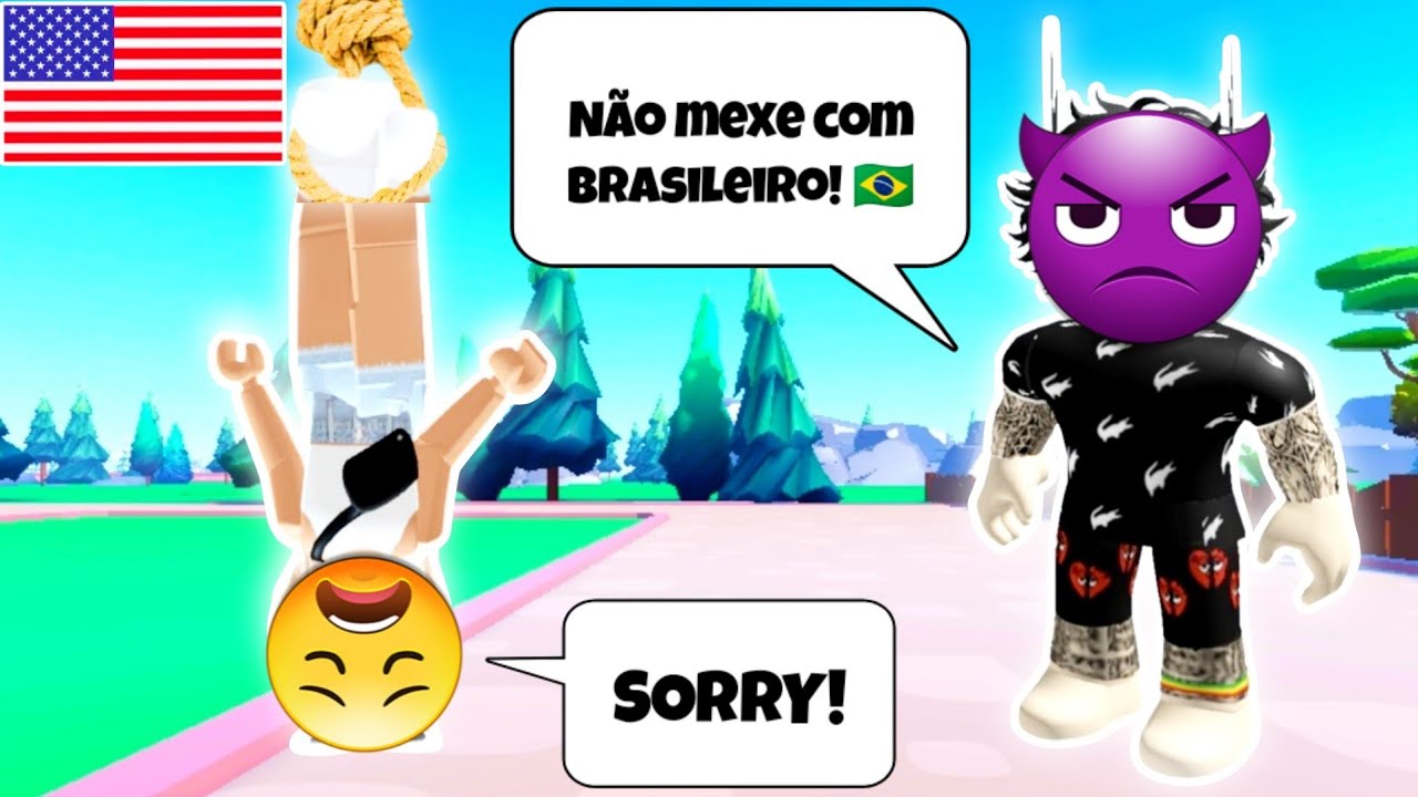 História Roblox - O Brasileiro Que Se Vingou Da Aluna Nova dos Estados Unidos!