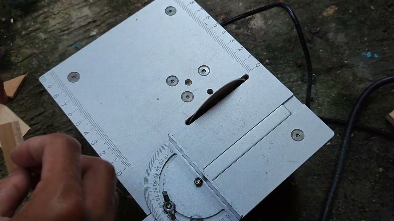 How to make hexagonal from wood with mini table saw