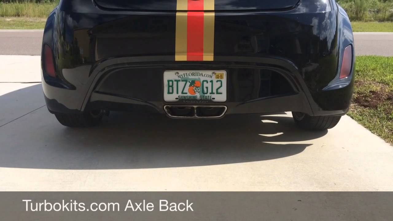 2013 Hyundai Veloster DCT With Axle Back (PLUS RESONATOR