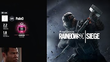 Solo Queue in Champion Rank. Rainbow Six Siege. Paiin0