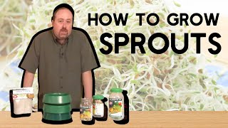 How To Grow Sprouts//Sprouting & Sprouters