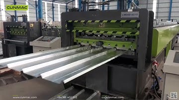 Double deck roll forming machine - 2 layers trapezoidal - CUNMAC Vietnam