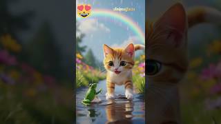 🌧️ Mimi the Cute Cat – The Rainy Day Adventure | Cute Cat Story for Kids | 3D Cartoon Short