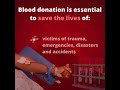 Here's why you should donate blood