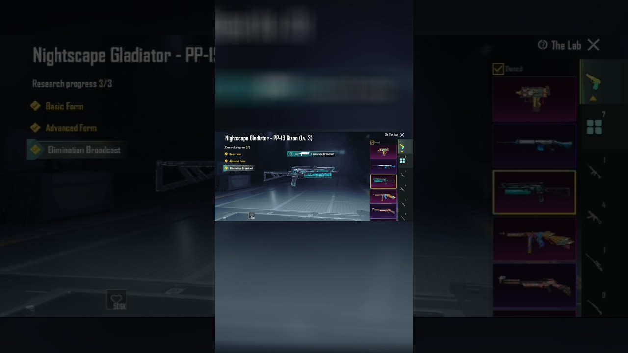 NIGHTSCAPE GLADIATOR - PP BIZON LEVEL MAX 