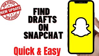HOW TO FIND DRAFTS ON SNAPCHAT 2024 screenshot 5