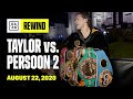 Full fight  katie taylor vs delfine persoon 2 dazn rewind