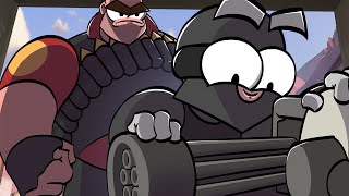 Recruit Touched Heavy Gun in Team Fortress 2 (Animation)