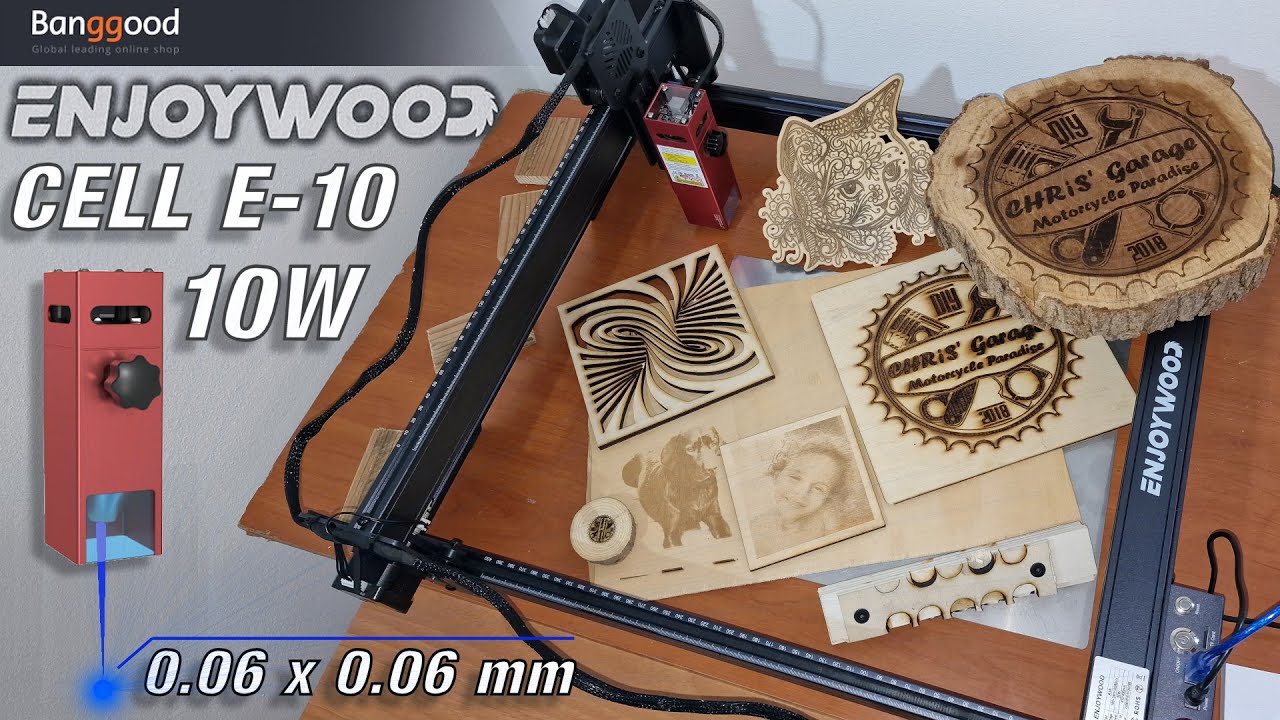 Risultati Inaspettati col mio primo incisore laser da 10W: ENJOYWOOD CEL-E10
