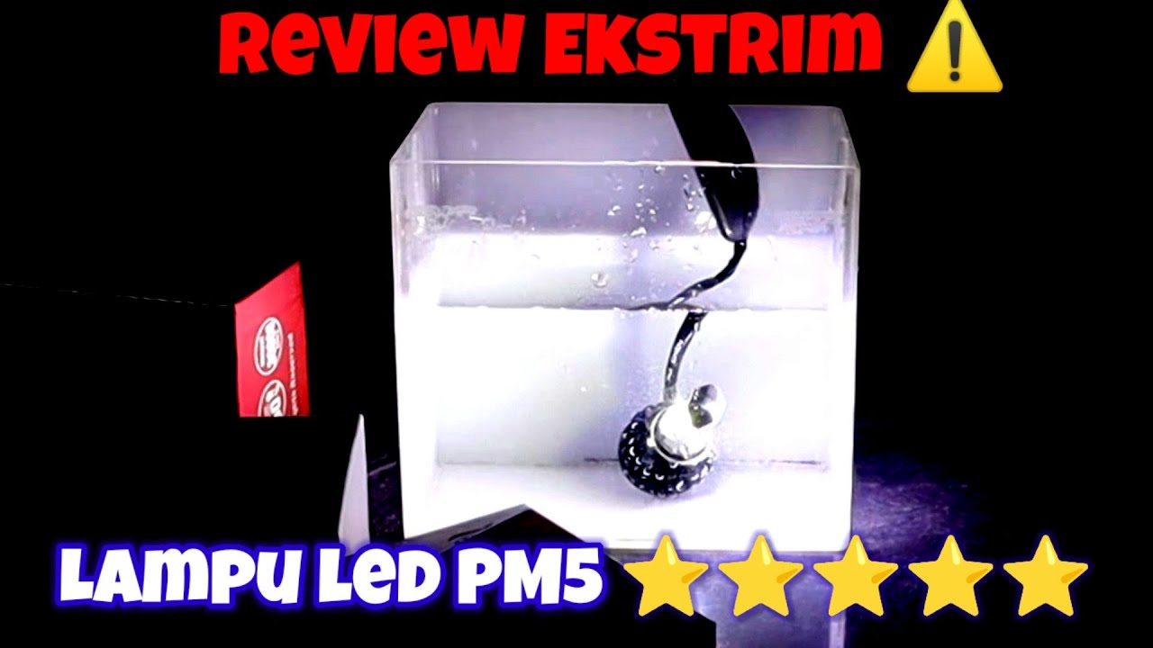 REVIEW EKSTRIM LAMPU LED PM5 - ANTI AIR BOSKU!