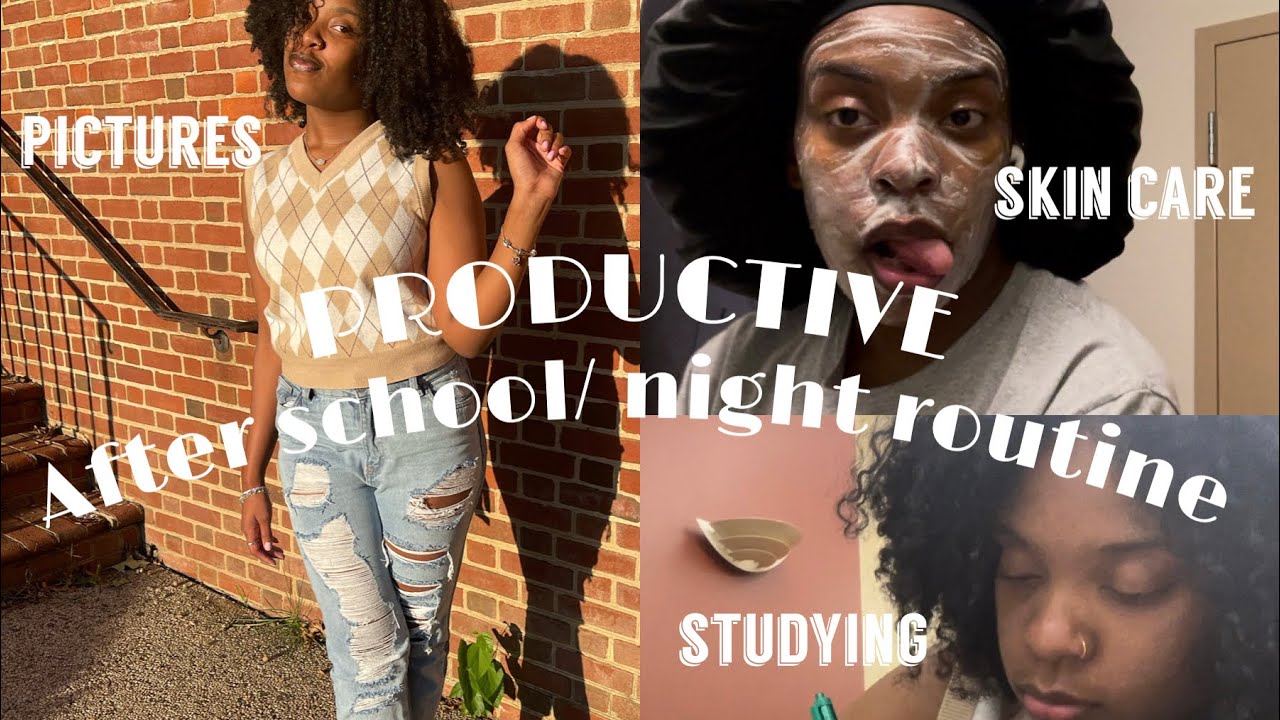 Scxhool Night Time Routine my PRODUCTIVE after school/night time routine - YouTube