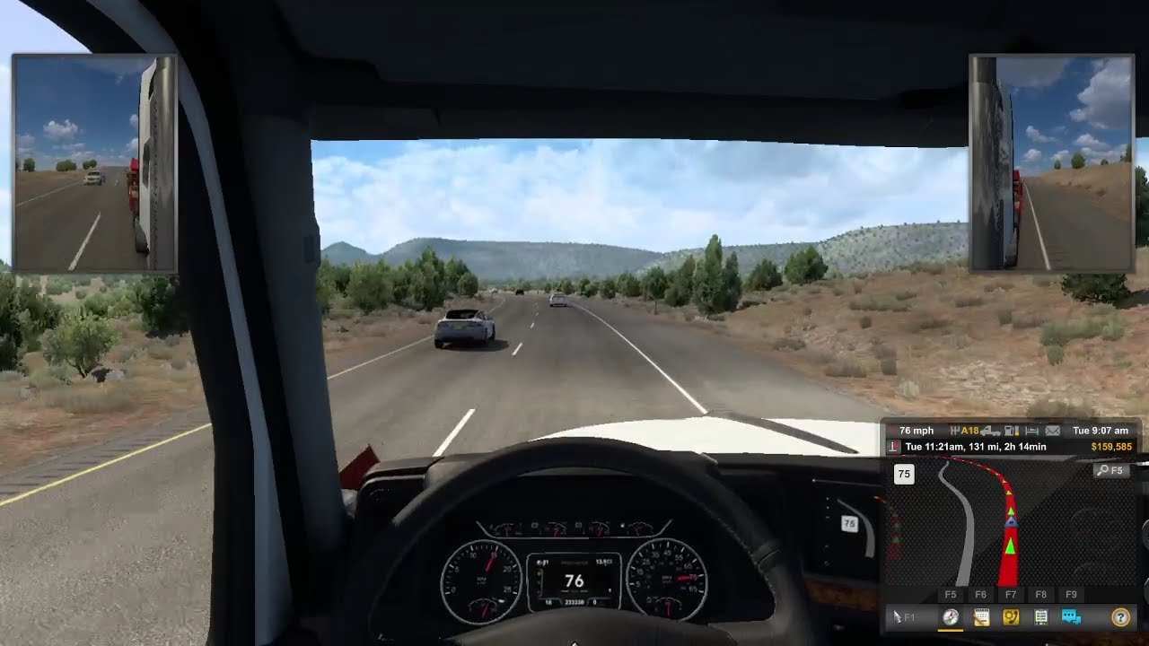 American truck simulator ep17 {boom lift} Gallup [NM] to Raton [NM