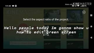 How To Edit Chroma Key Green Screen