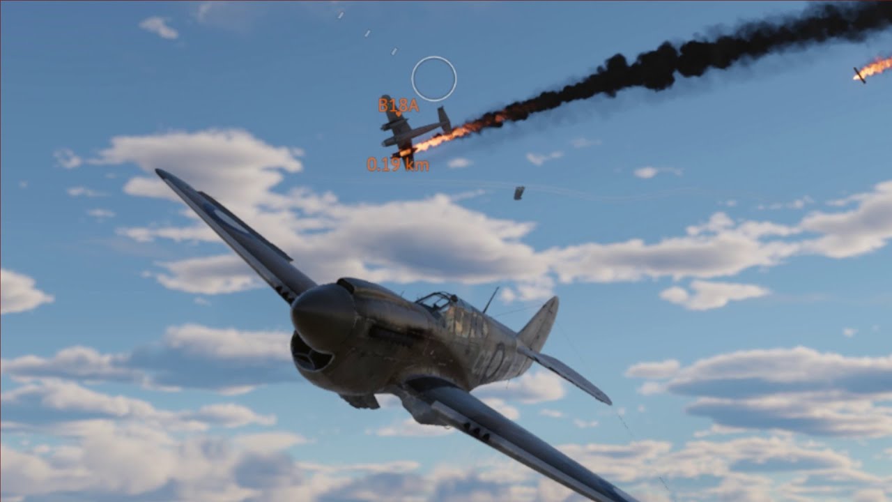 P-40E Kittyhawk War Thunder Gameplay