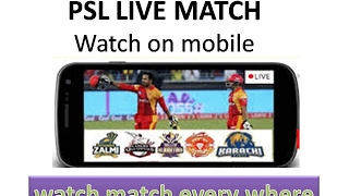 How to Watch PSL LIVE Match On Mobile | Pakistan Super League Season screenshot 5