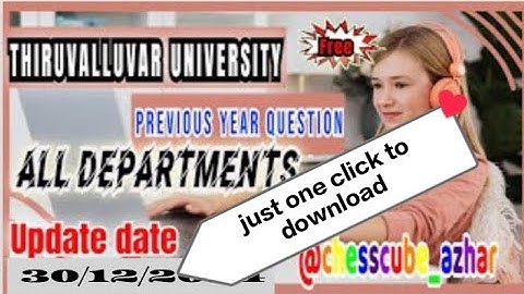 link ✅📌previous year question paper notes download for thiruvalluvar University | #questionbank