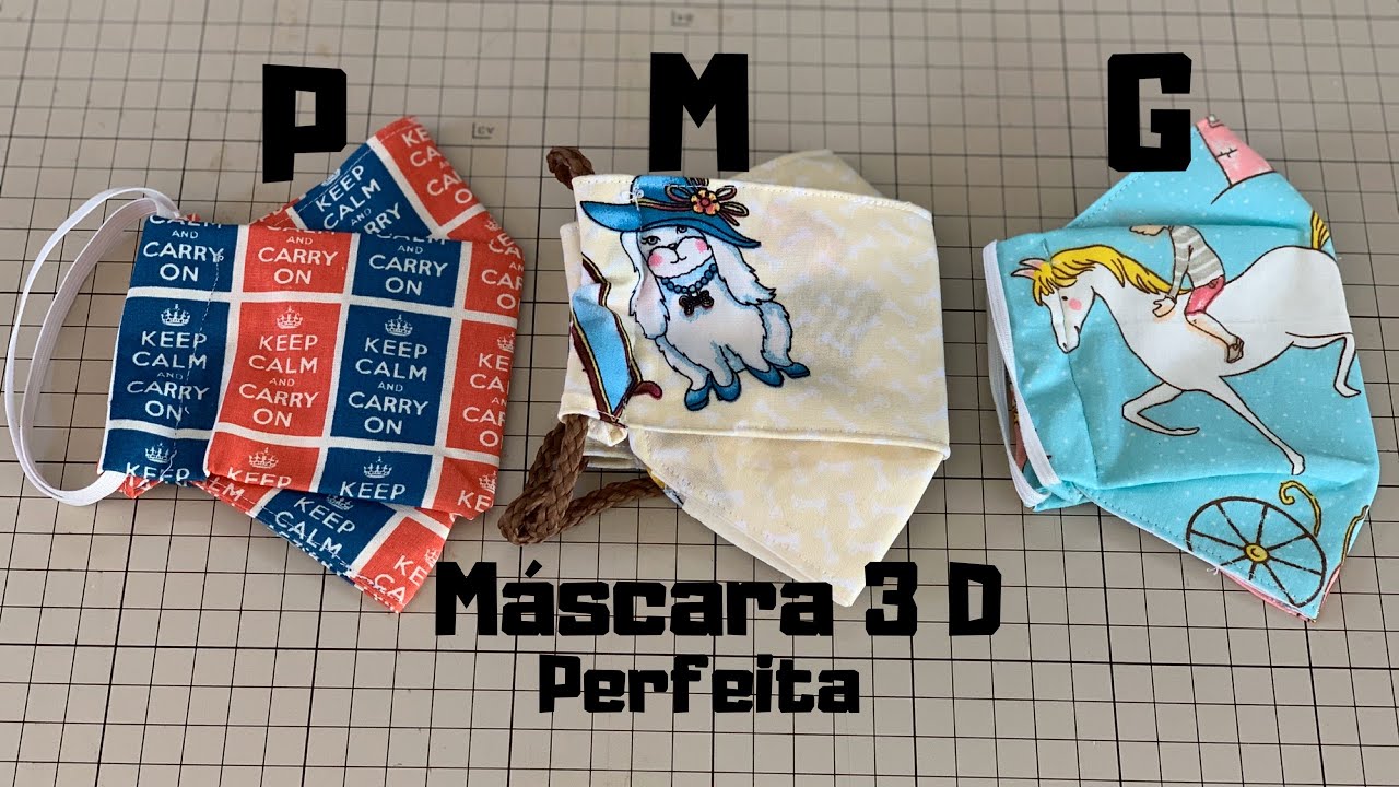 Todos os segredos para a máscara 3D perfeita, nos tamanhos P, M e G / DIY 3DMask