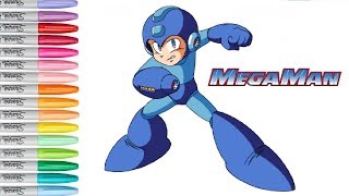 Cartoon Network Mega Man Coloring Pages Drawing For Kids And Children Cartoon Network Mega Man Coloring Pages Drawing For Kids And Children