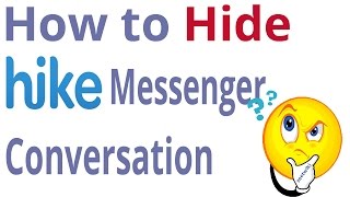 Hide Hike messenger conversation screenshot 4