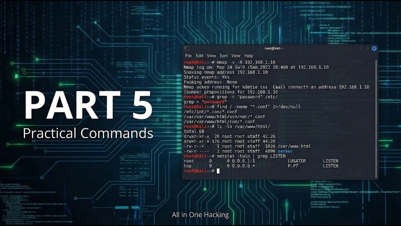 Kali Linux Series Part 5 | Linux Terminal Commandlu
