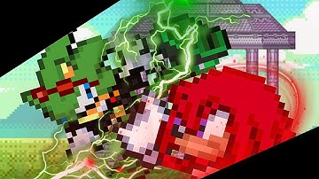 KNUCKLES VS SCOURGE (SPRITE ANIMATION)