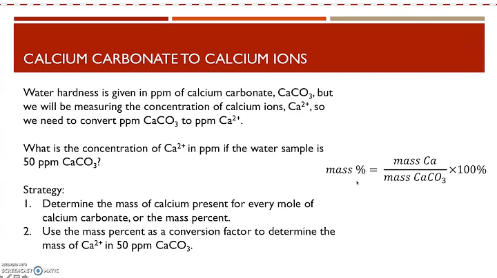 FA18 Unit Conversions ppm and M