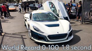 The New RIMAC C-Two 1914 HP 0-100 1.8 SEC “Electric Hypercar” Exclusive $2.2 million