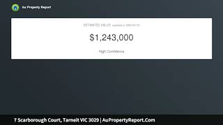 7 Scarborough Court, Tarneit VIC 3029 | AuPropertyReport.Com